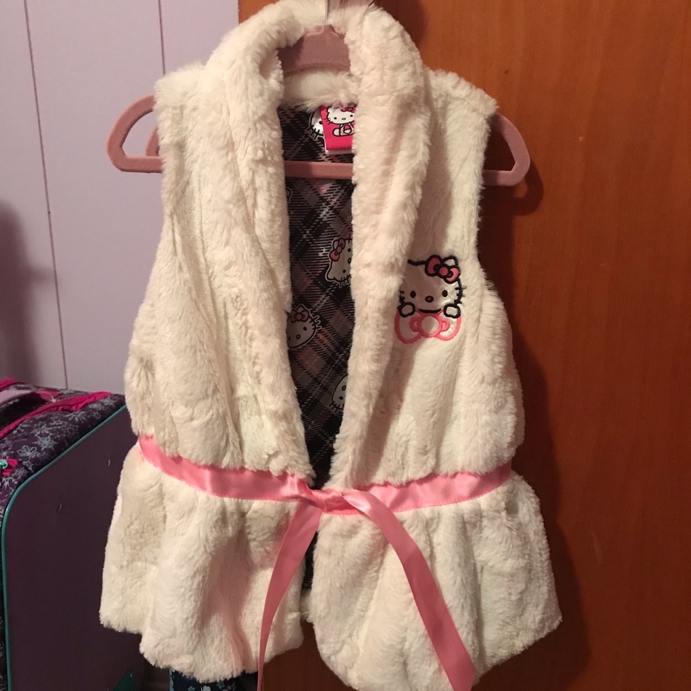 Girls hello kitty vest